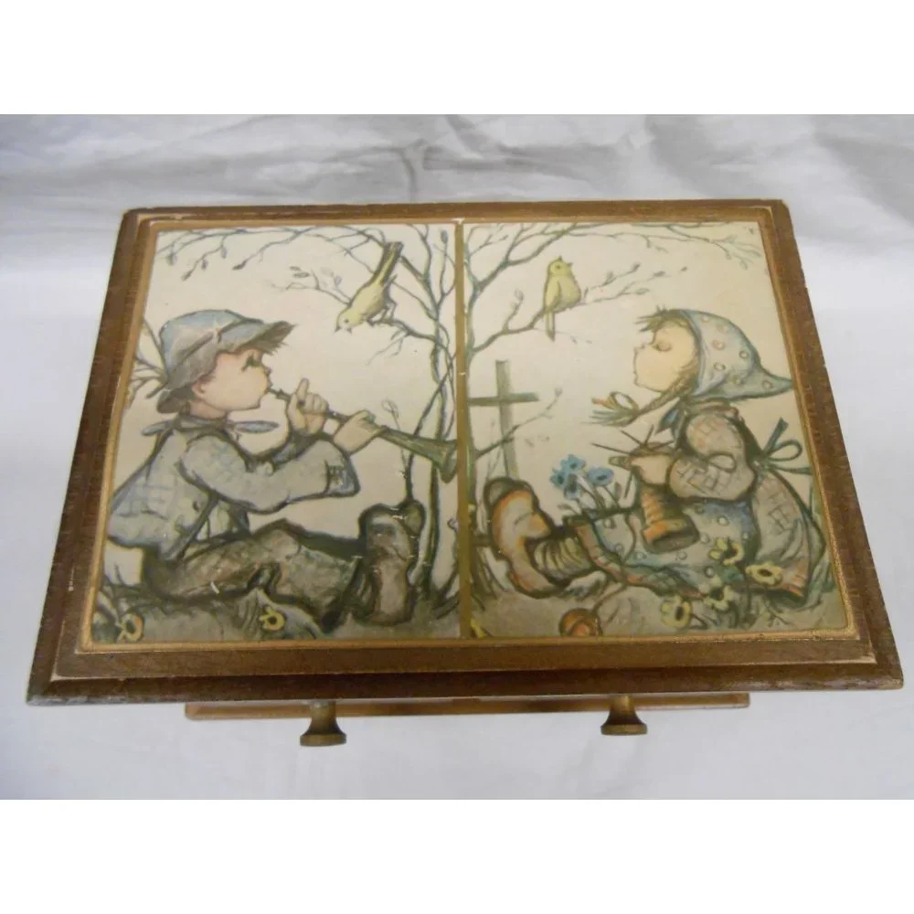Vintge Japan Linden Music Jewelry Box Works Aniversaly Walty/These Were The Days
